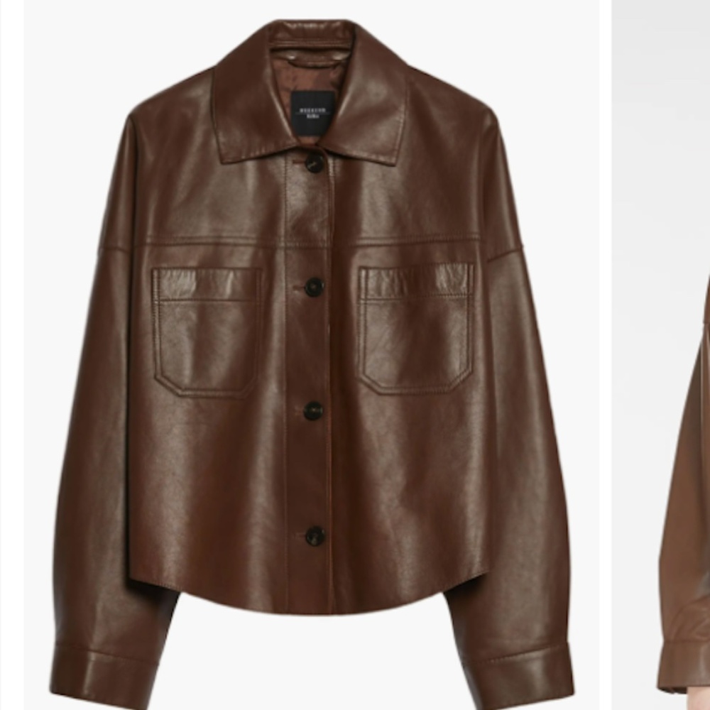 SOLD Weekend Max Mara Buono Leather Jacket